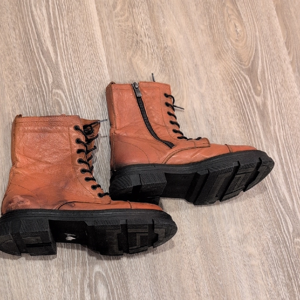 Brown Leather Boots